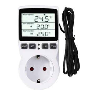 Digitale Termostato Regolatore Temperatura LCD Multifunzione Con Timer E Sonda p - Foto 1 di 12
