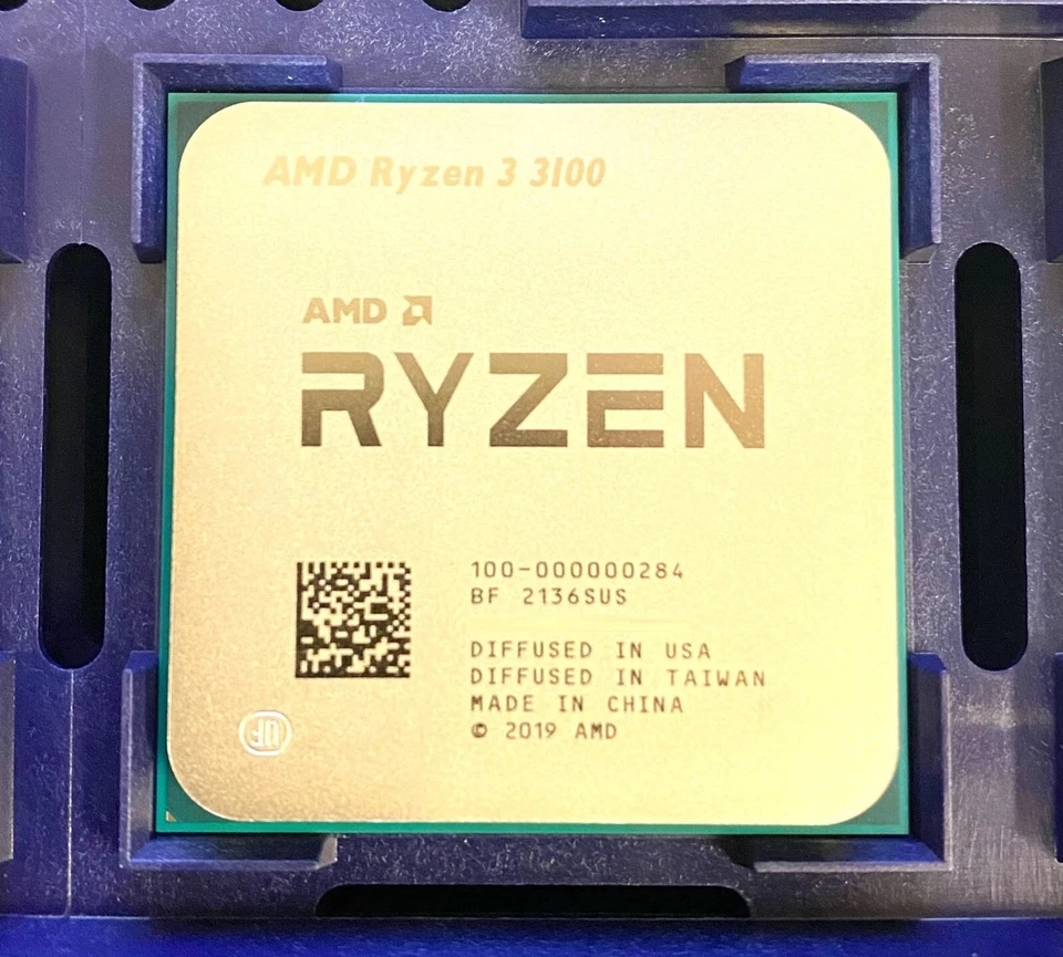 AMD Ryzen 3 3100 Quad-Core Processor – 4 Cores / 8 Threads – Excellent Condition - Image 1 of 1