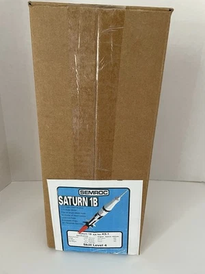 Kit Modelo Cohete Volador Semroc Escala 1/70 SATURNO 1B KS-1 Sellado Foto 1 de 3