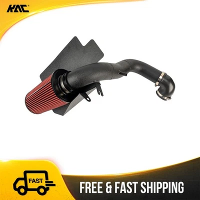 Kit de admisión de aire frío + filtro rojo 3" con protector térmico para 98-03 Chevrolet S10 2,2 L Foto 1 de 4