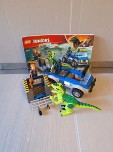 Lego Jurassic World Set 10757 Raptor camión de rescate 2018 completo retirado - Imagen 1 de 8