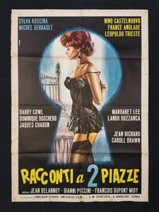 GESCHICHTEN MIT 2 PLÄTZEN Plakat Poster Koscina Serrault Das Bett mit zwei Plätzen 102 - Bild 1 von 2