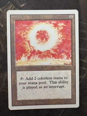 *** REVISED 3rd Edition - Sol Ring *** NM-Mint - DUTY PAID - Magic MtG - Image 1 of 2