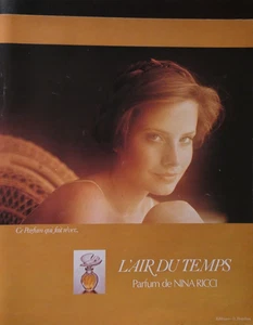 PRESSEWERBUNG 1975 L'AIR DU TEMPS PARFUM VON NINA RICCI - Bild 1 von 1