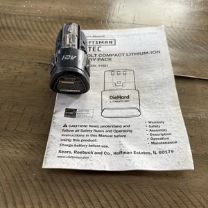 Original Craftsman Nextec 12 V DieHard Litium Ionen Akku 320.11221 funktioniert mit Handbuch - Bild 1 von 7
