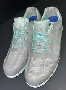 Footjoy emPower Damen-Golfschuh grün, grau # 98013 Größe 9,5 M einmal getragen - Bild 1 von 10