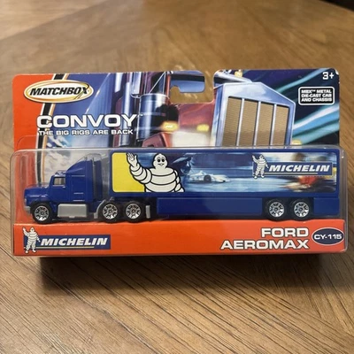2005 Matchbox Convoy Michelin Tires Ford Aeromax Tractor Cab CY-115 - Image 1 of 4