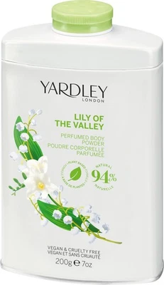Yardley London Perfumed Body Powder Lily of the Valley 200g