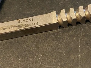 KEYWAY PUSH BROACH CUTTER 9/32” SQUARE H.S.S. !!!! DuMont!!!! - Picture 1 of 5