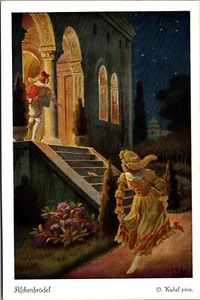 Artist Signed O. Kubel Brothers Grimm Cinderella Fairy Tale JE6 - Picture 1 of 2