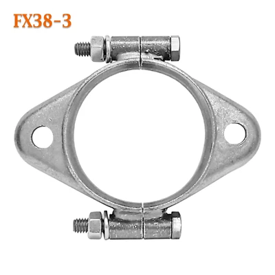 3" Exhaust Split Flange Formed Oval For Camaro Corvette C50 C60 C70 - Image 1 of 3