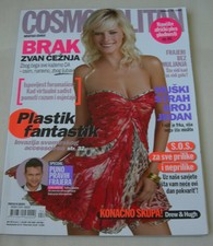 Jessica Van Der Steen Drew Barrymore COSMOPOLITAN Croatian April 2007 ULTRA RARE