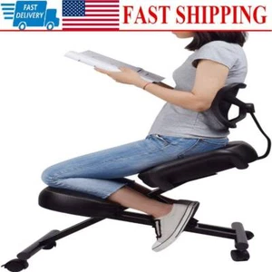 Ergonomic Kneeling Chair Office Home Knee Seat Posture Back Pain Stretch Rest A - Picture 1 of 17