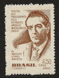 Brazil Scott #C92, Single 1960 Complete Set FVF MNH - Picture 1 of 1