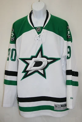 Camiseta deportiva Reebok NHL Dallas Stars SPEZZA 90 blanca con licencia oficial LS talla XL FIRMADA Foto 1 de 4