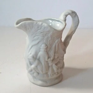 Vintage Ceramic Portmeirion Parian Ware "The Pilgrims" Porcelain Jug - Picture 1 of 10