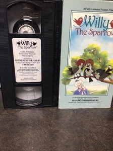 Willy The Sparrow (VHS 1993) Animated Feature Film Used Vintage Rare Kids - Foto 1 di 4