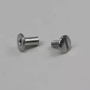 12 Count 3/8" Aluminum Screw Posts / Binding Screws / Chicago Screws - Picture 1 of 3