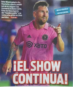 2023 Inter Miami A Semifinales Popular Argentina Periódico Edición Histórica Messi - Imagen 1 de 11