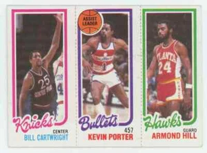 1980-81 Topps Bill Cartwright - Kevin Porter - Armond Hill - Imagen 1 de 2