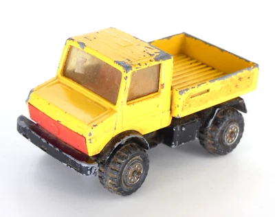 Camión de juguete Matchbox Unimog Mercedes Benz K118 modelo Super Kings de colección Foto 1 de 4
