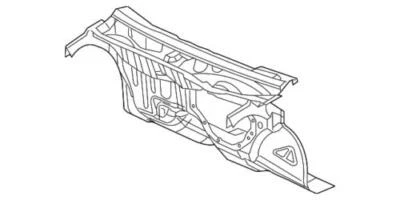 Maleta auxiliar genuina GM 2003-2010 Chevrolet Saturn pilar B 25806611 Foto 1 de 2