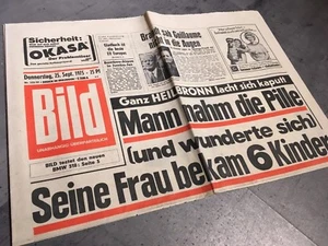 BILDzeitung 25.09.1975 September 25.9.1975 Geschenk Geburtstag 44. 45. 46. 47. - Picture 1 of 2