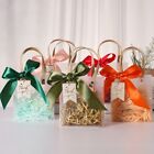 Plastic Transparent Treat Bags Exquisite Biscuit Tote Bags  Holiday Gift