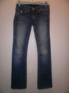 AUTHENTIC TRUE RELIGION BECKY BIG T JEANS SIZE 24 - Picture 1 of 11