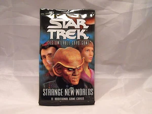 STAR TREK CCG 2E STRANGE NEW WORLDS SEALED BOOSTER PACK OF 11 CARDS - Picture 1 of 1