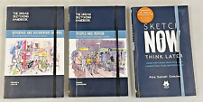 The Urban Sketching Handbook 3 vols: Reportage&Doc;People&Motion;Sketch Now - VG