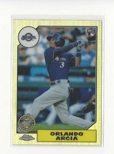 2017 Topps Chrome Baseball '87 Topps Insert Singles - You Choose