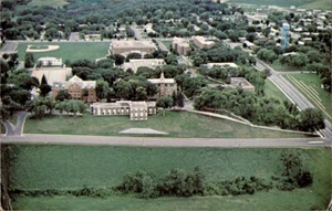 New Ulm,MN Luther College Aerial View 1984 Brown County Minnesota Postcard - Picture 1 of 2