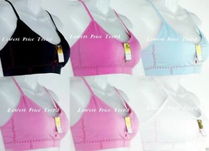 Lot of 6 Sports Bras, W/ Removable pads One Size bras - Picture 1 of 8