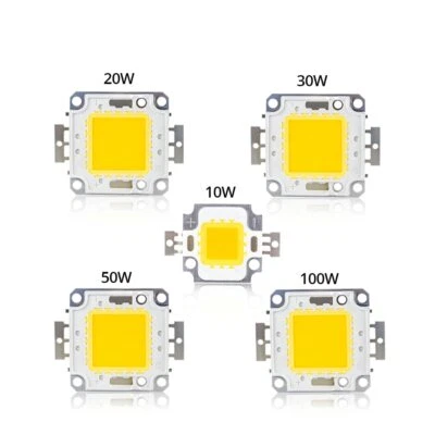 LED COB Chip 10W 20W 30W 50W 70W 100W Cool/Warm White 12V/36V for Floodlight NEW - Image 1 of 4