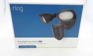 Ring Floodlight Cam PRO | Wired Outdoor Surveillance Camera with Bird's Eye View - Picture 1 of 7