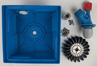 Motenergy ME2006 Hydro Energy Box, Nozzle, Turgo Wheel Micro Hydro