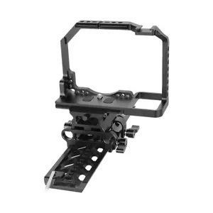 Full Camera Cage DSLR Rig mit 10" Schwalbenschwanzplatte & ARCA-Typ QR-Klemme f Nikon Z7 II - Bild 1 von 9