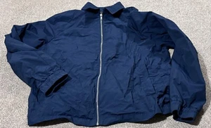 Next Bomber Jacket Size Large Navy Lightweight Coat L - Picture 1 of 1