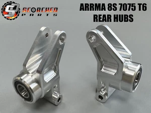 SCORCHED Rear Hub Carrier Pair - for Arrma 8s Kraton & Outcast - Picture 1 of 5