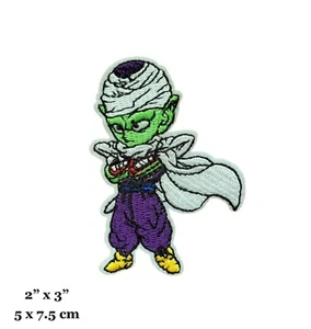 Dragon Ball Z Anime Piccolo Namekian Character Figure Embroidered Iron On Patch - Picture 1 of 2