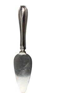 Vintage Edwardian Sterlingsilber Käsescheibe Servierstück monogrammierter Griff - Bild 1 von 4