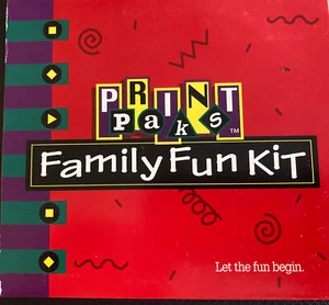 Vintage 1996 Print Paks: Family Fun Kit - Version 1.1 for Windows - Picture 1 of 3