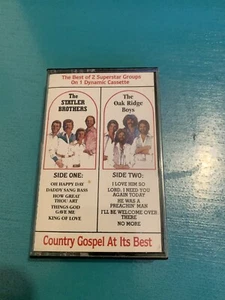 Statler Brothers / Oak Ridge Boys 1984 Country Gospel At its Best Cassette Tape - Picture 1 of 4