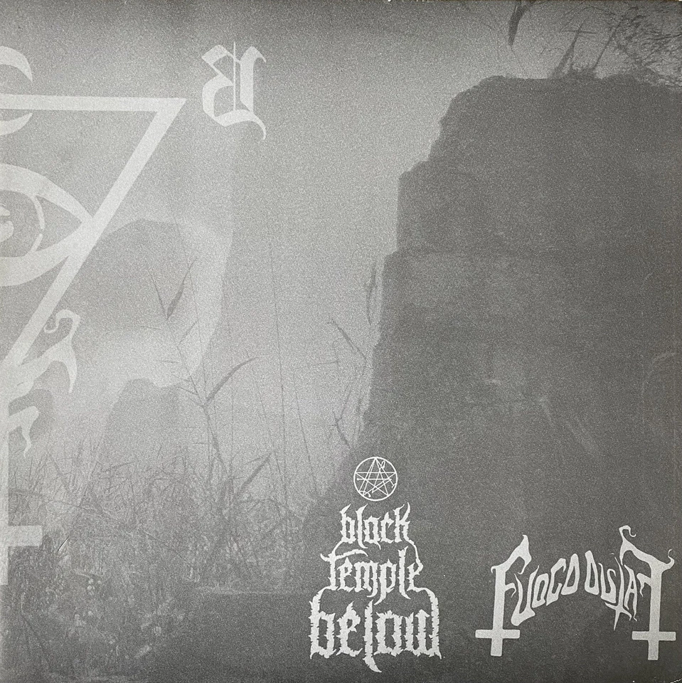 BLACK TEMPLE BELOW / FUOCO FATUO - SPLIT LP VINYL BLACK METAL ANATOMIA NARGAROTH - Изображение 1 из 4