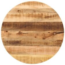 vidaXL Tablero de mesa redondo madera maciza mango rugosa Ø 70x2,5 cm