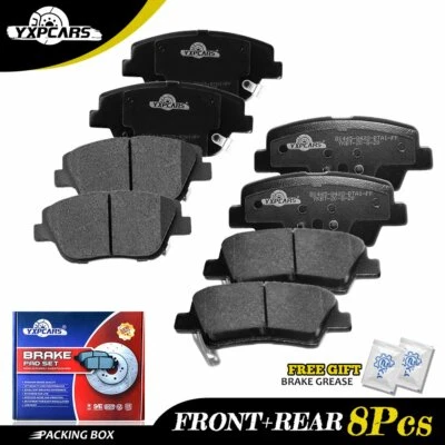 Front&Rear Ceramic Brake Pads For 2011-2014 Hyundai Sonata ,2011-2015 Kia Optima - Image 1 of 4