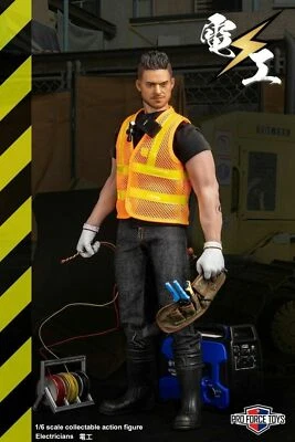1/6 Scale Proforcetoys P005 The Male Electricians Worker 12" Action Figure - Image 1 of 4