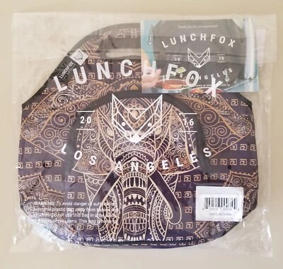 Bolso de mano de almuerzo aislado Lunchfox 2016 Los Angeles NUEVO en paquete de fábrica  Foto 1 de 4