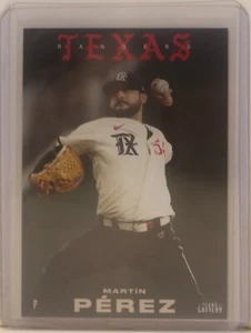 2023 TEXAS LOTTERY TEXAS RANGERS TEXAS CONNECT - SET BREAK P MARTIN PEREZ CARD - Bild 1 von 2